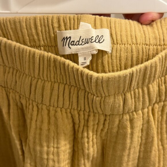 Madewell Lightspun Tapered Huston Pull-On Crop Pants - Picture 4 of 4